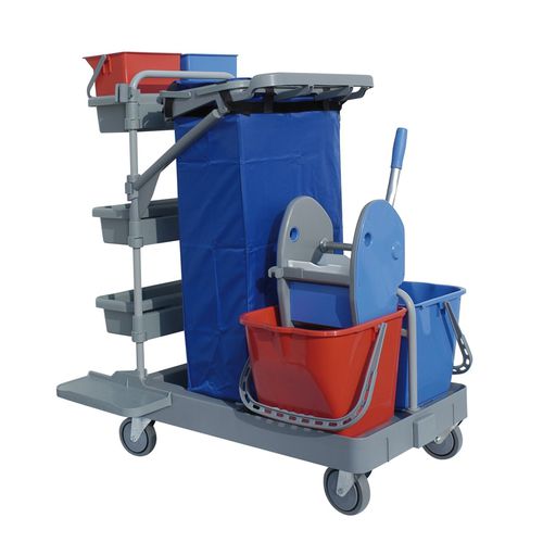 Carrello medico - STARACE 103 - IPC - di pulizia / con secchio / 1 sacco