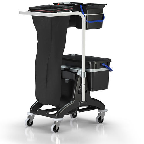 Carrello medico - 3P COMPACT PT - IPC - portarifiuti / di pulizia / con secchio