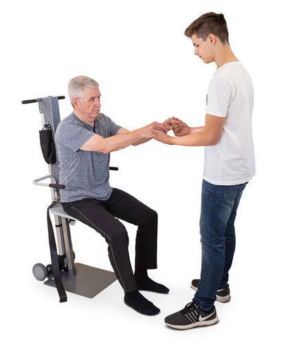Ausilio al sollevamento da terra - IndeeLift - aacurat GmbH - con rotelle / per portatori di handicap
