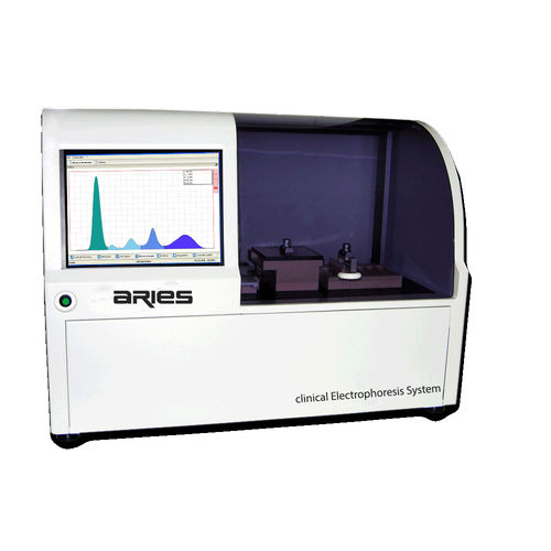Sistema di elettroforesi su acetato di cellulosa - ARies - P.S. ELETTRONICA SRL - veterinario / automatico / da banco