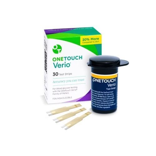 Striscia analitica del diabete - OneTouch Verio® - Lifescan - della glicemia / di sangue