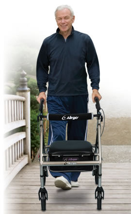 Deambulatore rollator a 4 ruote - Airgo® Adventure™ 8 Lightweight - AMG Medical - con sedile / pieghevole