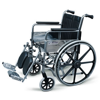 Sedia a rotelle manuale - Airgo® ProCare IC - AMG Medical - da esterno / da interno / con poggiagambe
