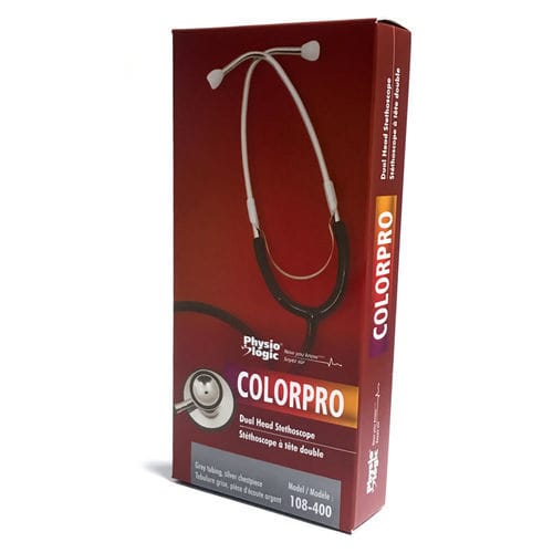 Stetoscopio a padiglione doppio - Color Pro - AMG Medical  - in alluminio / in ottone cromato