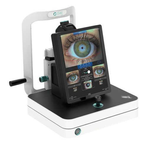 Sistema di diagnosi dell'occhio secco per meibografia - CDIAG - Quantel Medical - Ophthalmology - per meniscometria lacrimale