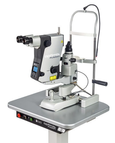 Laser oftalmico - OPTIMIS FUSION - Quantel Medical - Ophthalmology - per capsulotomia / per trabeculoplastica / per iridotomia