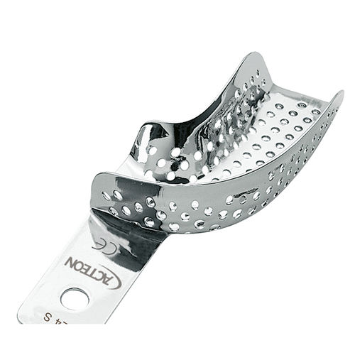 Cucchiaio d'impronta dentale per protesi parziale - L2S - LEFT - 30X49MM - ACTEON GROUP - perforato