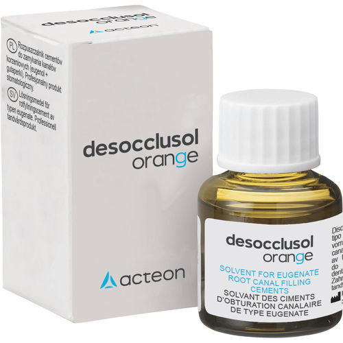Materiale odontoiatrico in guttaperca - Desocclusol™ Orange - ACTEON GROUP - ossido di zinco / per otturazione canalare / liquido