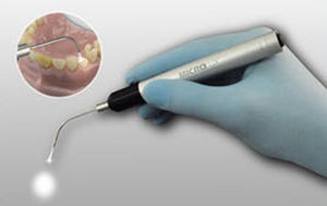 Lampada da visita per specchietti odontoiatrici - Microlux™ Endo-Lite - AdDent, Inc.   - portatile
