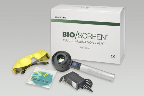 Dispositivo di screening del cancro orale - Bio/Screen - AdDent, Inc.   - tramite fluorescenza