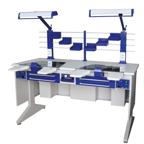 Postazione di lavoro per laboratorio odontotecnico doppia - AX-JT6 - Aixin Medical Equipment Co.,Ltd  