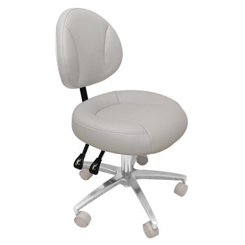 Sgabello per studio odontoiatrico - AJAX03 - Ajax Medical Equipment - ad altezza regolabile / con schienale regolabile