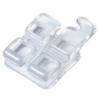 Bracket ortodontici estetico - NeoCrystal Plus™ - Henry Schein Orthodontics - in ceramica / trasparente / monocristallino