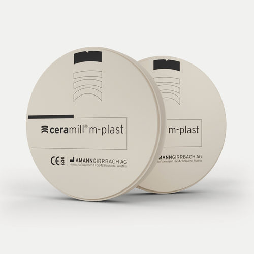 Materiale odontoiatrico in poliuretano - Ceramill M-Plast - Amann Girrbach - in resina / CAD CAM / di fresatura