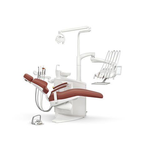 Riunito odontoiatrico con monitor - S5 W  - ANCAR - con sistema di igiene / con portastrumenti