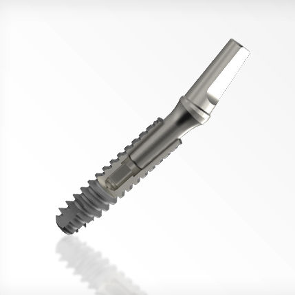 Impianto dentale cilindrico conico - Axiom® 2.8 - ANTHOGYR   - in titanio / trilobato interno / stretto