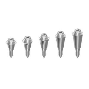 Pilastro dentale per impianto in titanio - OPMUN0-x series - ANTHOGYR   - interno / dritto / stretto