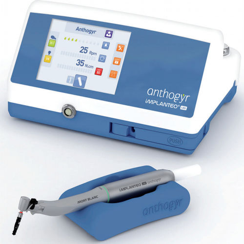 Unità di controllo per micromotore per chirurgia odontoiatrica - Implanteo® LED - ANTHOGYR   - per implantologia dentale / elettrica / da banco