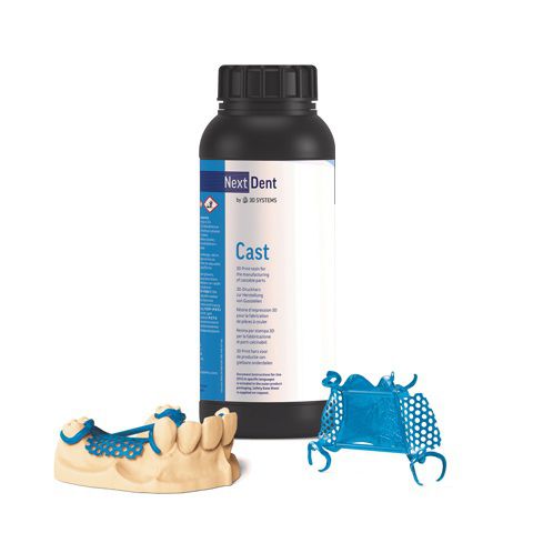 Materiale odontoiatrico ortodontico - Cast - 3D Systems - per stampa 3D / da colata