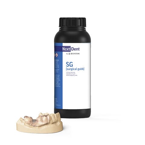 Materiale odontoiatrico in resina - SG - 3D Systems - per stampa 3D / traslucido / trasparente