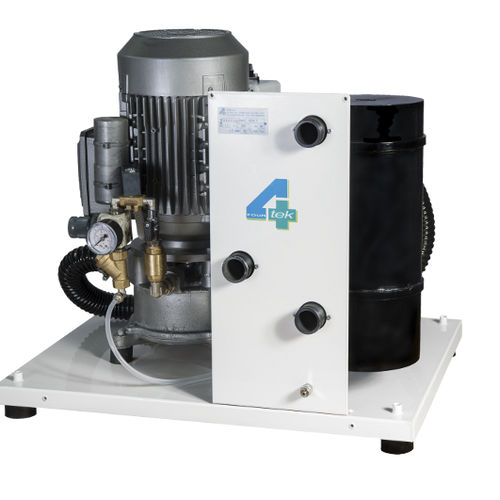 Pompa a vuoto per odontoiatria - P001/SB - 4TEK SRL   - ad anello liquido / senza olio / 4 postazioni
