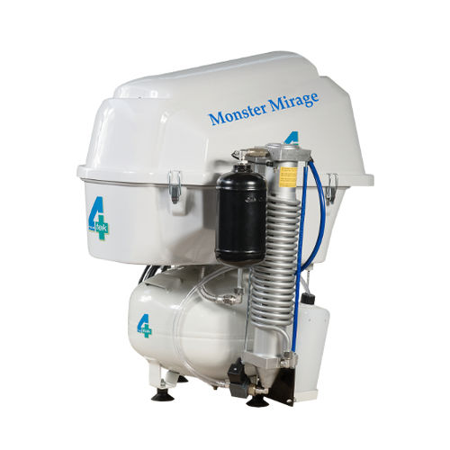 Compressore per odontoiatria - MOMIR130 - 4TEK SRL   - medico / a pistone / 2 postazioni