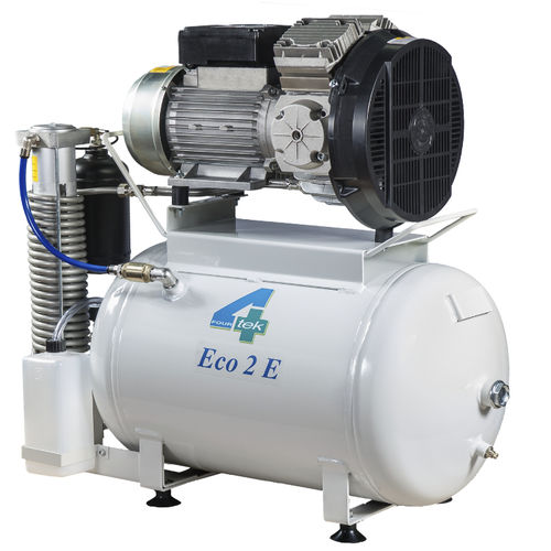 Compressore per odontoiatria - ECO2E - 4TEK SRL   - medico / a pistone / 2 postazioni