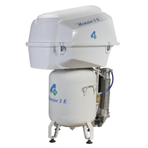 Compressore per odontoiatria - MONSTER3E - 4TEK SRL   - medico / a pistone / 3 postazioni