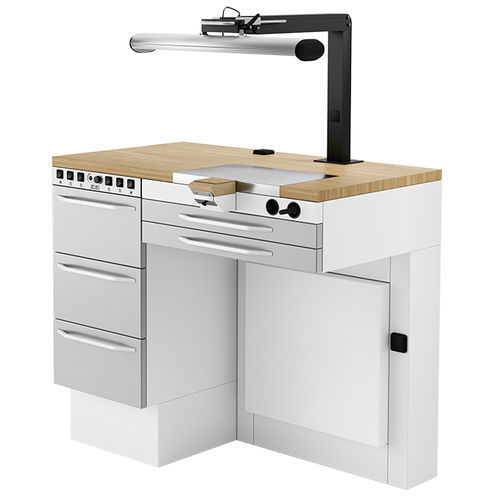 Banco da laboratorio odontoiatrico - NL1-R2 - ARIES MEDICAL Srl - modulare / ad isola / a penisola
