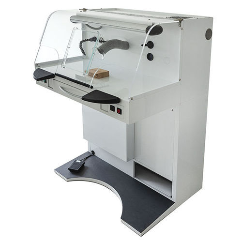Postazione di lavoro per laboratorio odontotecnico con illuminazione - STARBOX - ARIES MEDICAL Srl