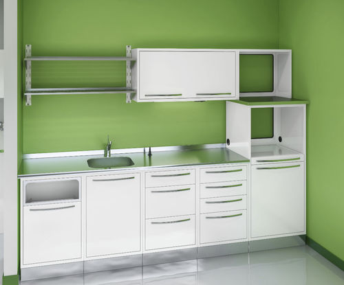 Sala di sterilizzazione per il settore medico - ALIUS - ASTRA MOBILI METALLICI   - modulare