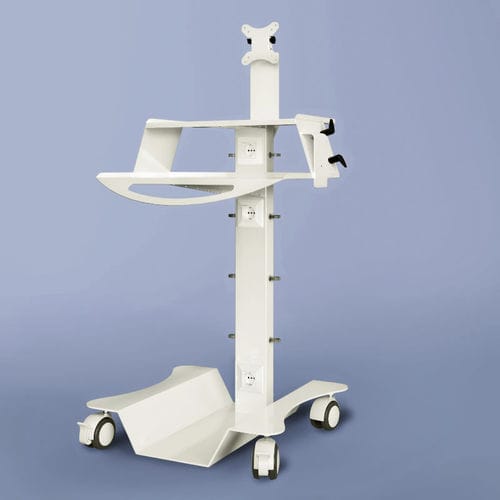 Carrello medico - ALIUS - ASTRA MOBILI METALLICI   - per telecamere intraorali / per monitor / per ecografi