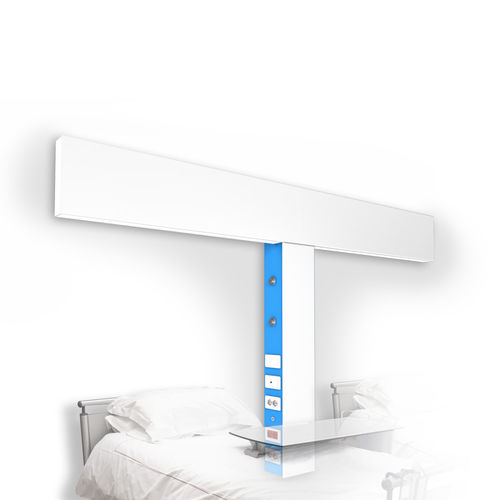 Trave testaletto a muro - SANITECH - ATENA LUX - verticale / con illuminazione