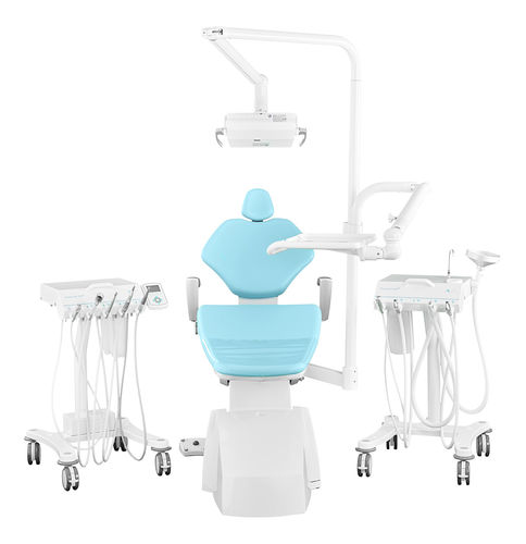 Riunito odontoiatrico con poltrona - I3 - BPR Swiss - mobile / con sistema di igiene / con portastrumenti