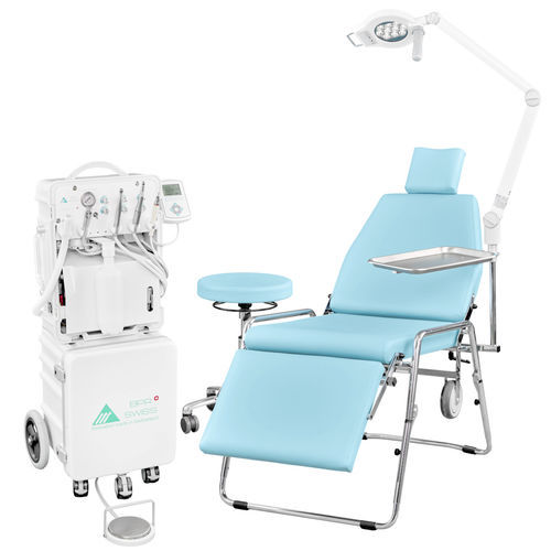 Riunito odontoiatrico portatile - Super-Port - BPR Swiss - con portastrumenti / con illuminazione LED