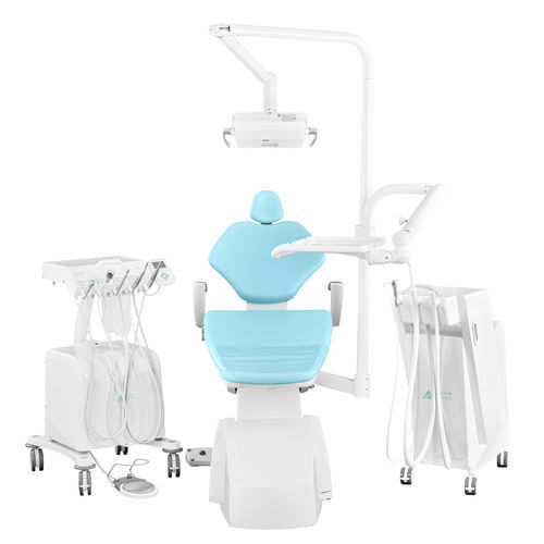 Riunito odontoiatrico con poltrona - P3 - BPR Swiss - mobile / con sistema di igiene / con portastrumenti