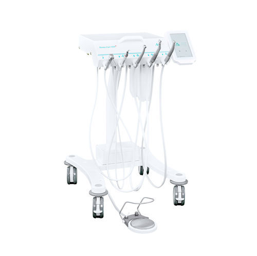 Riunito odontoiatrico mobile - DENTA-CART 404 - BPR Swiss - con portastrumenti