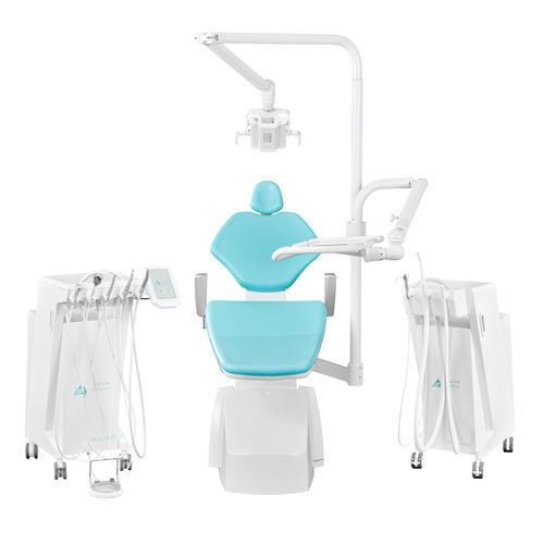 Riunito odontoiatrico con poltrona - P3 - BPR Swiss - mobile / con sistema di igiene / con portastrumenti