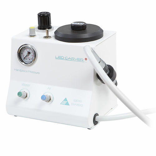 Turbina per laboratorio dentale - LED Carver - BPR Swiss - pneumatica / da incasso / in cromo