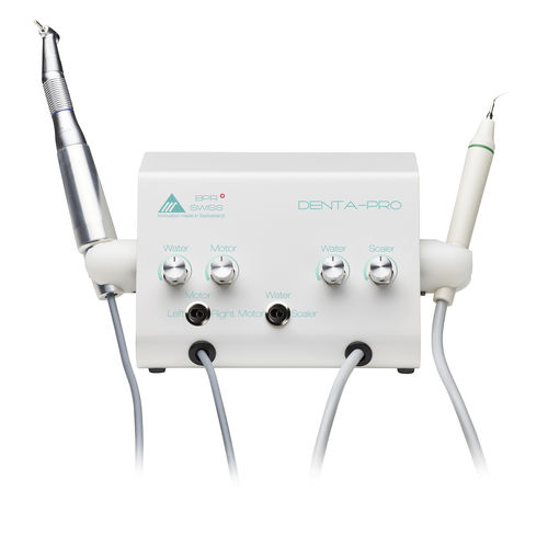 Riunito odontoiatrico portatile - DENTA-PRO - BPR Swiss - con portastrumenti / con illuminazione LED