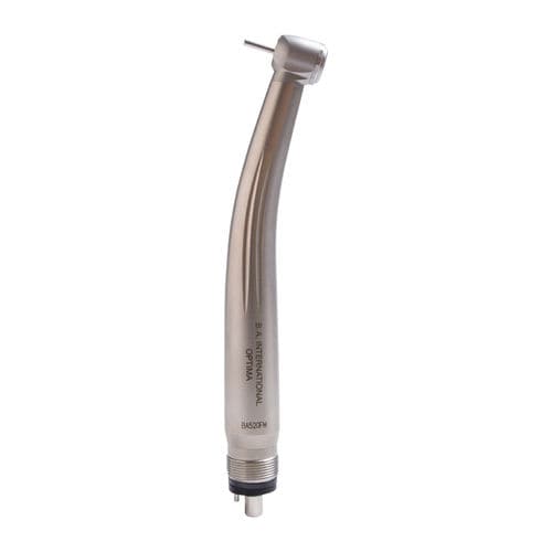 Turbina odontoiatrica - Optima BA520FM - BA International - pneumatica / con pulsante / in acciaio inossidabile