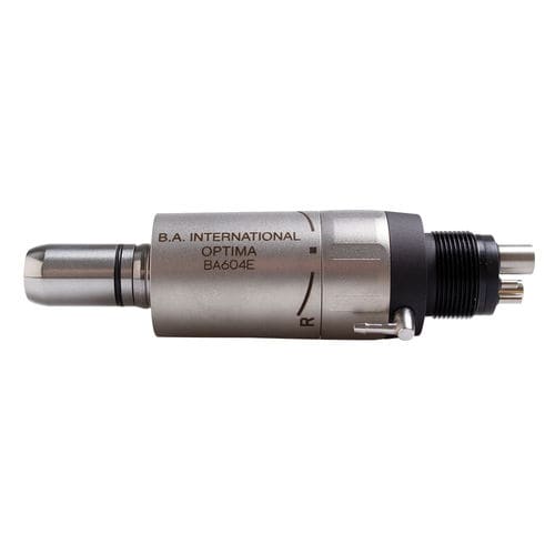 Micromotore odontoiatrico - Optima BA604E - BA International - elettrico / con getto d'acqua esterno / autoclavabile