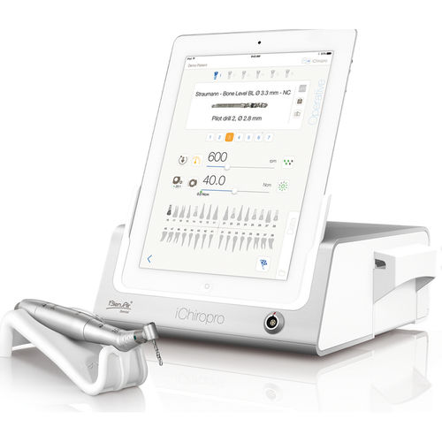 Unità di controllo per micromotore per implantologia dentale - iCHIROPRO - Bien-Air Dental - elettrica / azionabile a pedale / con illuminazione LED