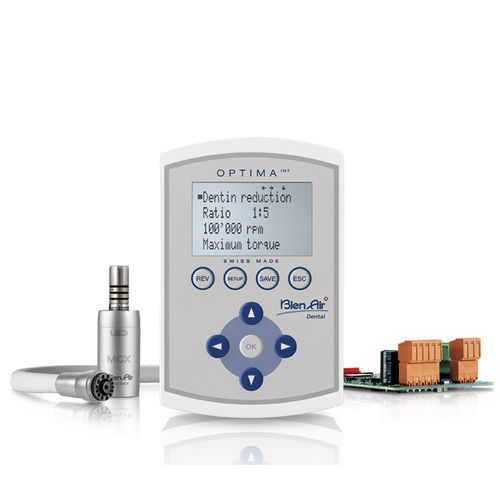 Unità di controllo per micromotore endodontica - OPTIMAINT MCX - Bien-Air Dental - elettrica / integrabile / con illuminazione LED
