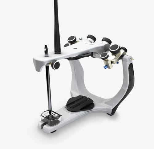 Articolatore dentale semiadattabile - A7Plus-E - BIO-ART EQUIPAMENTOS ODONTOLÓGICOS - con sistema di montaggio magnetico / con arco facciale dentale / in alluminio