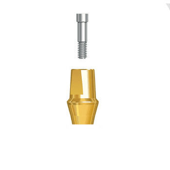 Pilastro dentale per impianto in titanio - SAAT series - BIOTEM.Co.,Ltd   - esterno / dritto / stretto