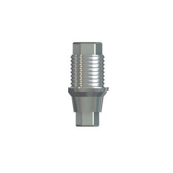 Pilastro dentale per impianto in titanio - Tibs-01 series - BIOTEM.Co.,Ltd   - ad esagono interno / dritto / Ti-base
