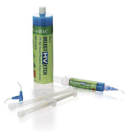Materiale odontoiatrico acido fosforico - SELECT HV® ETCH W/BAC - BISCO - per ricostruzione dentale / di placchette ortodontiche