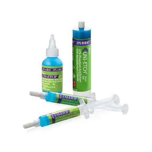 Materiale odontoiatrico acido fosforico - Uni-Etch® w/BAC - BISCO - per ricostruzione dentale / in gel