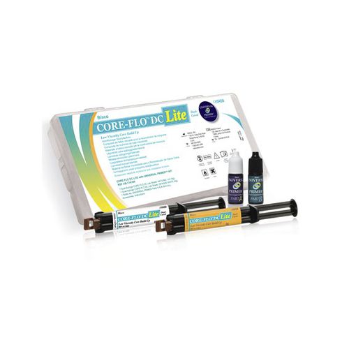Materiale odontoiatrico in resina - Core-Flo™ DC Lite - BISCO - per ricostruzione dentale / in gel / bianco